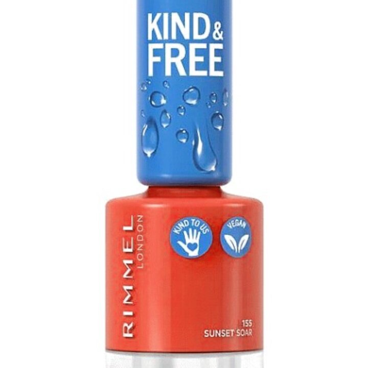 Rimmel Kind & Free Nail Polish - 155 Sunset Soar | Luxe Glow UK