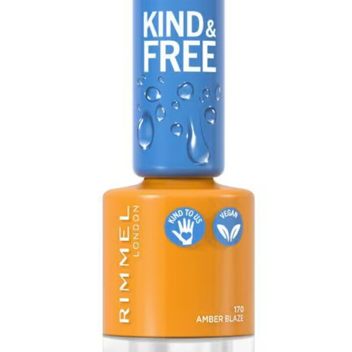Rimmel Kind & Free Nail Polish - 170 Amber Glaze | Luxe Glow UK