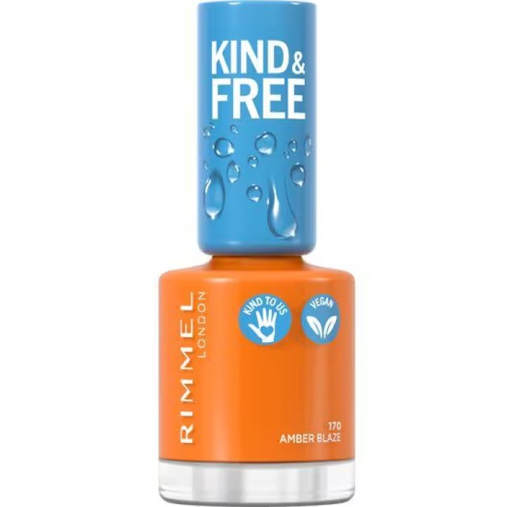 Rimmel Kind & Free Nail Polish - 170 Amber Glaze