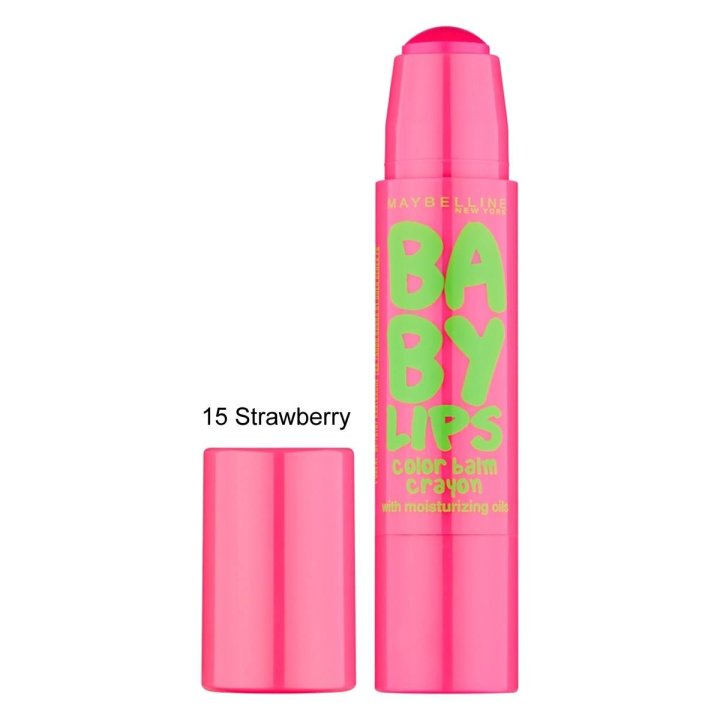 Maybelline Baby Lips Color Balm Crayon - 15 Strawberry Pop
