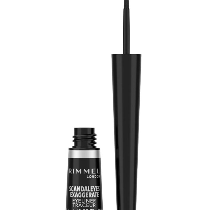 Rimmel Exaggerate Liquid Eyeliner - 001 Black | Luxe Glow UK