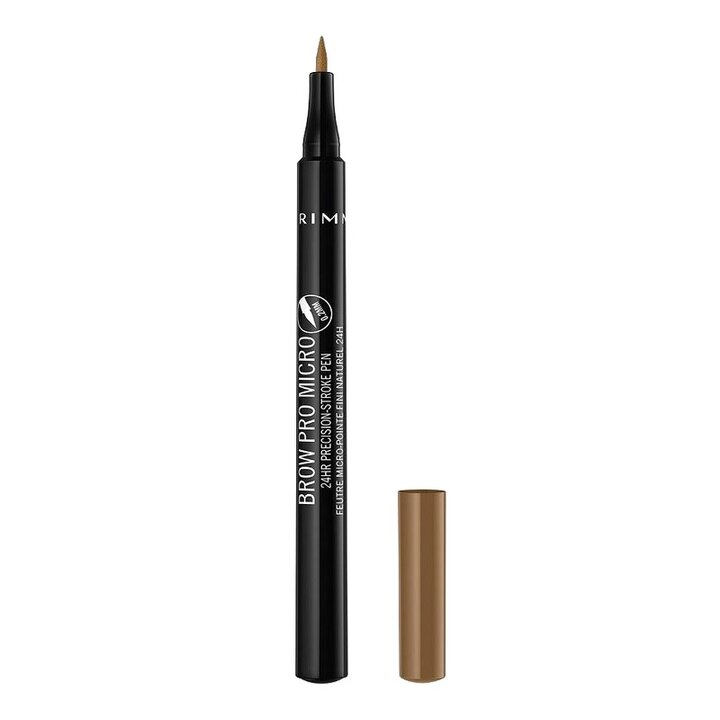 Rimmel Brow Pro Micro 24Hr Precision Stroke Pen - 002 Honey Brown | Luxe Glow UK