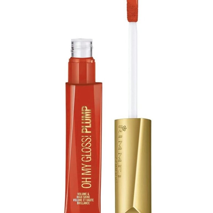 Rimmel Oh My Gloss Plump Lip Gloss - 500 Saucy | Luxe Glow UK