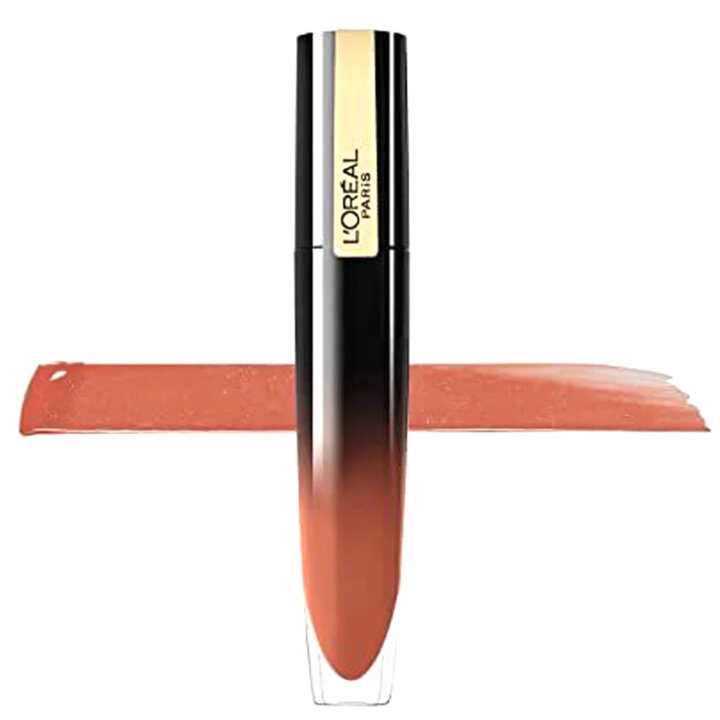 L'Oreal Brilliant Signature Lip Gloss - 303 Be Independent | Luxe Glow UK