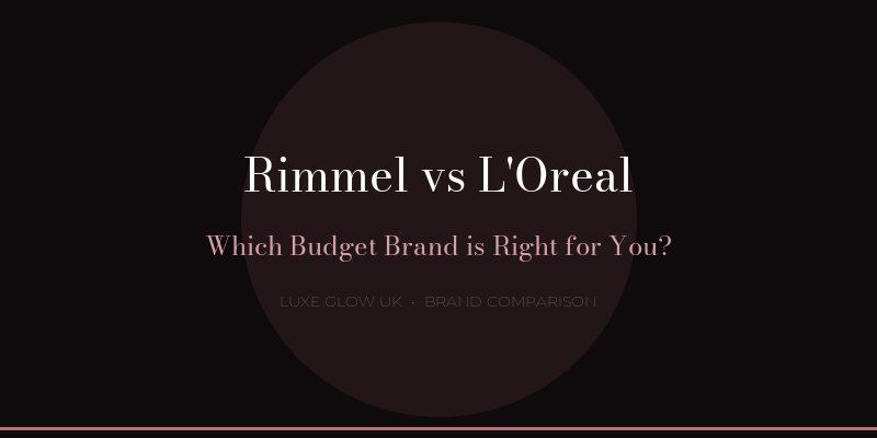 Rimmel vs L'Oreal: UK budget brand comparison